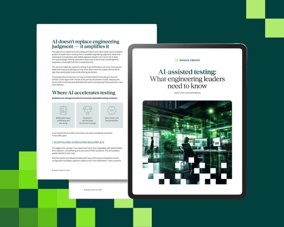 modus create AI research report